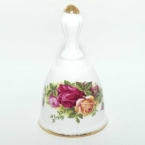 Royal Albert Bone China England Old Country Roses dinner bell | © 1962 Royal Albert Ltd backstamp