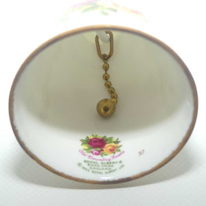 Royal Albert Bone China England Old Country Roses dinner bell | © 1962 Royal Albert Ltd backstamp