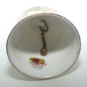 Royal Albert Bone China England Old Country Roses dinner bell | early backstamp