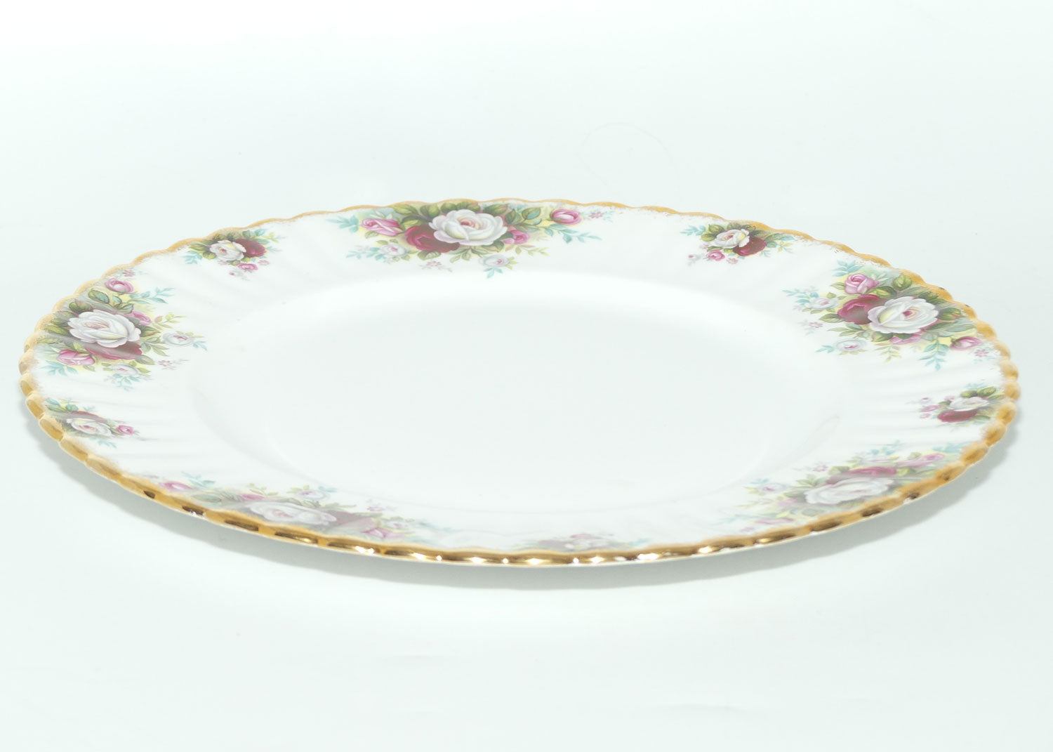 Royal Albert Bone China England Celebration set of 4 dinner plates | 26.5cm diam | UK Made