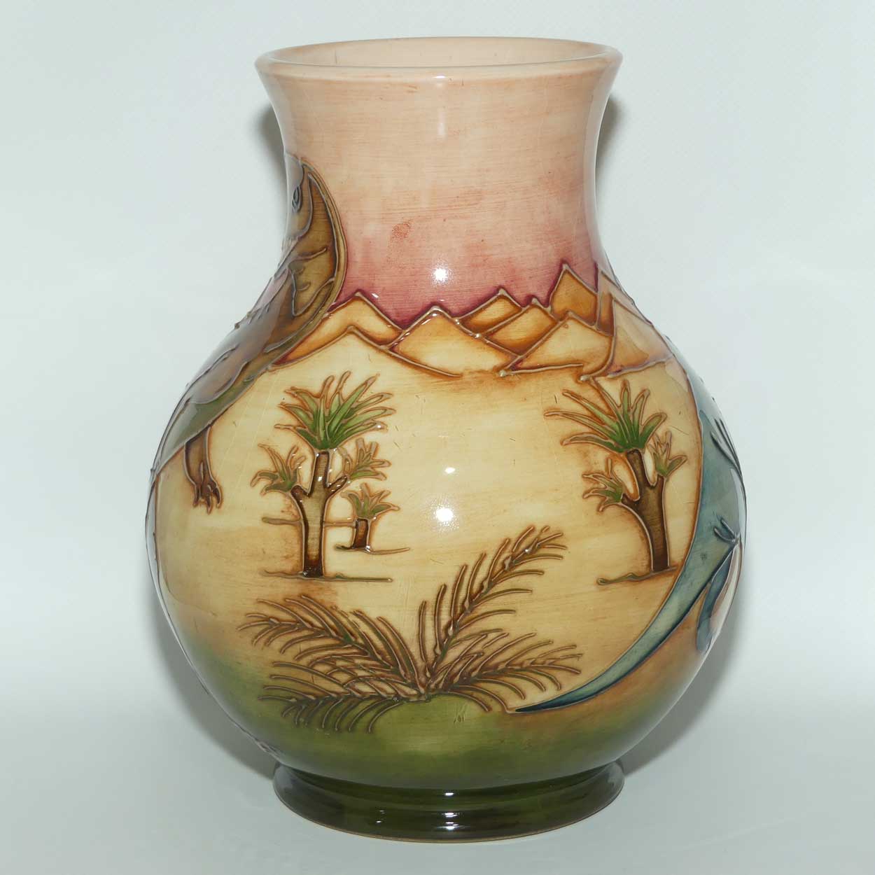 Moorcroft Dinosaur vase | Shape 869/9 | boxed