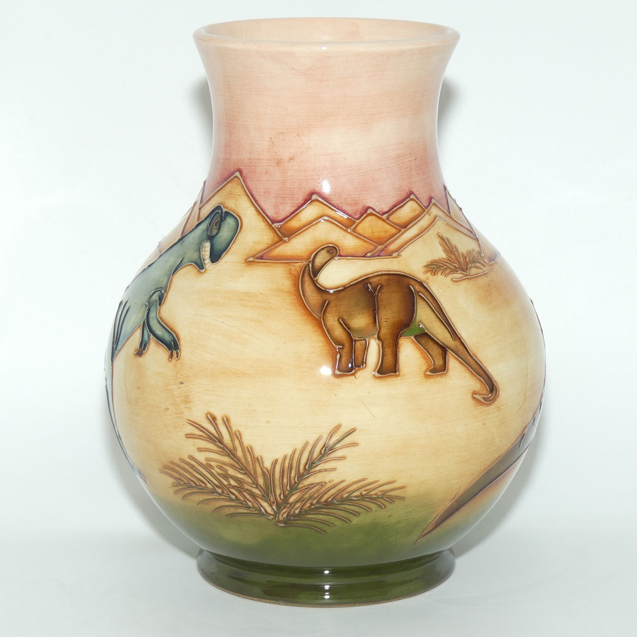 Moorcroft Dinosaur vase | Shape 869/9 | boxed