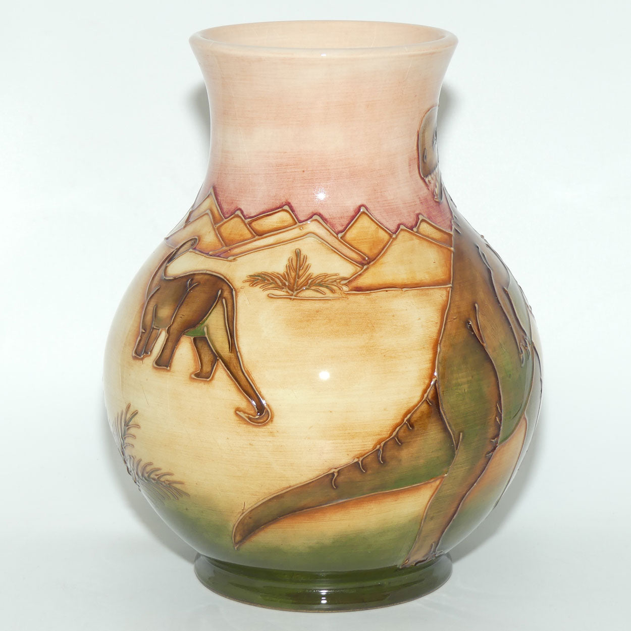 Moorcroft Dinosaur vase | Shape 869/9 | boxed