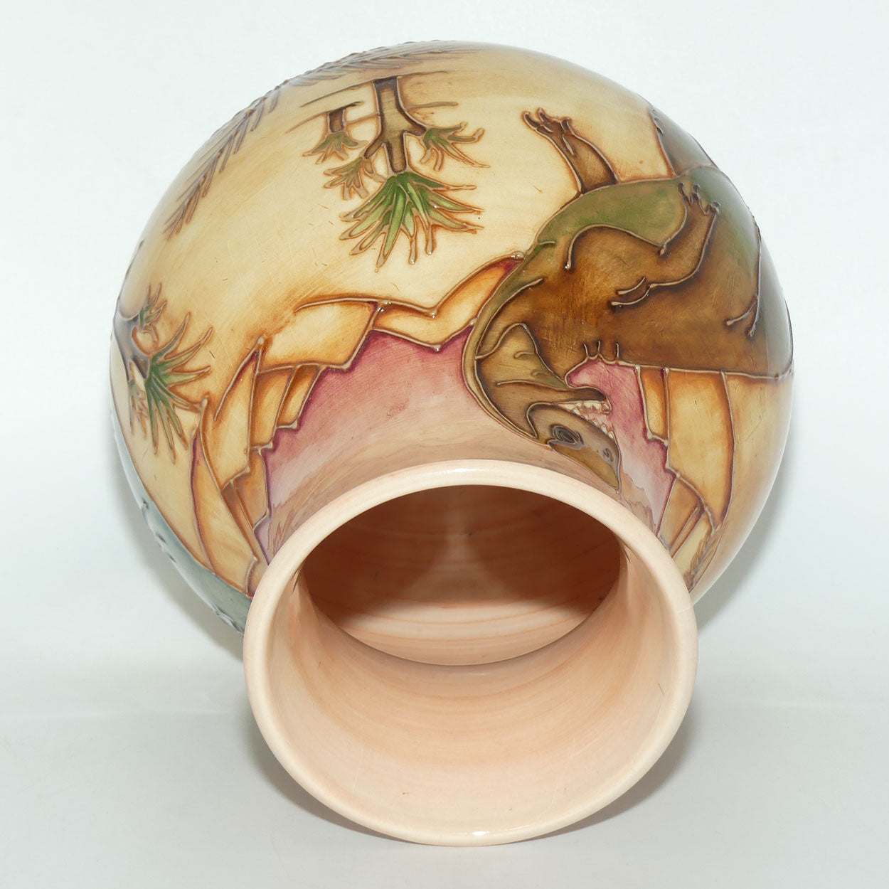 Moorcroft Dinosaur vase | Shape 869/9 | boxed