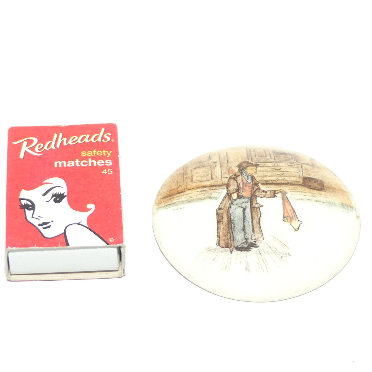 Royal Doulton Dickensware Artful Dodger miniature convex roundel disc
