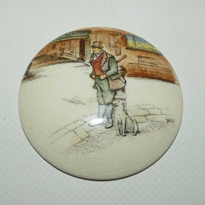 Royal Doulton Dickensware Bill Sykes miniature roundel disc