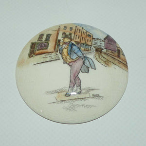 Royal Doulton Dickensware Mr Pickwick miniature convex roundel disc