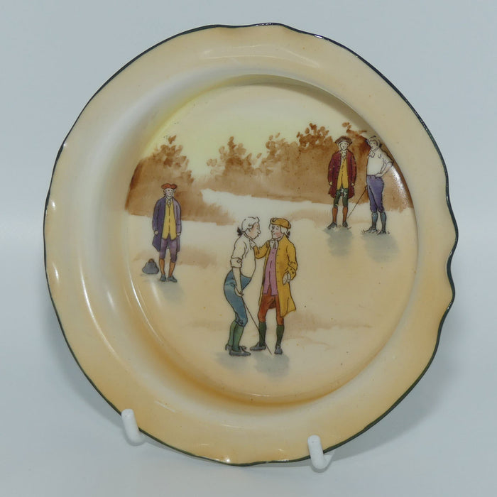 Royal Doulton Coaching Days small fluted edge dish E3804 | Rare Scene