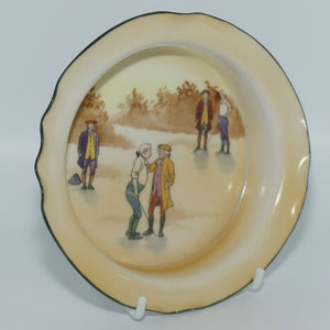 Royal Doulton Coaching Days small fluted edge dish E3804 | Rare Scene