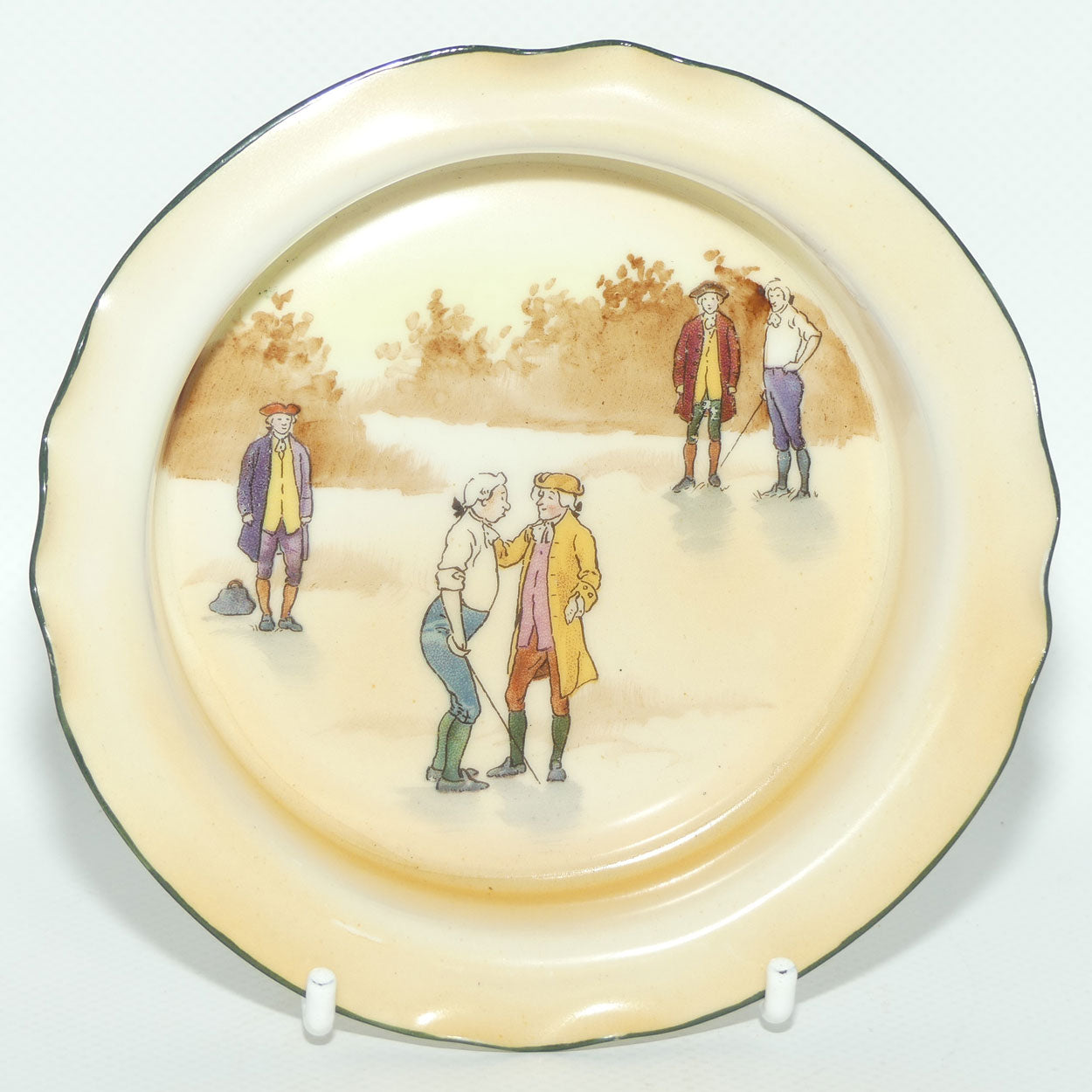 Royal Doulton Coaching Days small fluted edge dish E3804 | Rare Scene