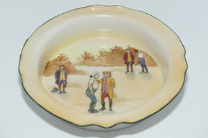 Royal Doulton Coaching Days small fluted edge dish E3804 | Rare Scene