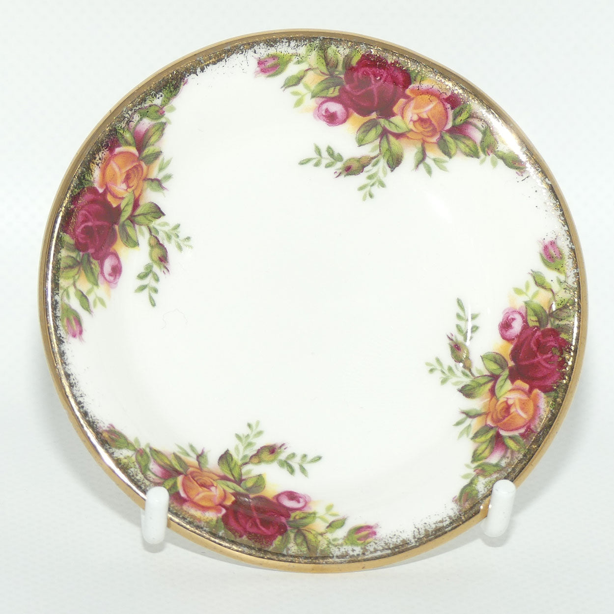 Royal Albert Bone China England Old Country Roses Pin or Jam dish | 9cm |Early backstamp