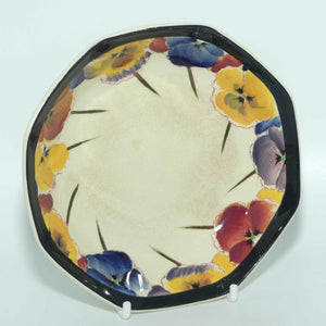 Royal Doulton Pansy with Black Border D4049 | sweets dish | 13cm