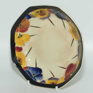 Royal Doulton Pansy with Black Border D4049 | sweets dish | 13cm