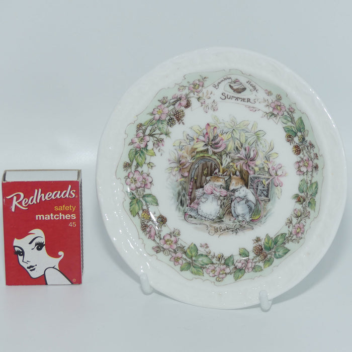 Royal Doulton Brambly Hedge Giftware | Summer coaster | 12cm | no box