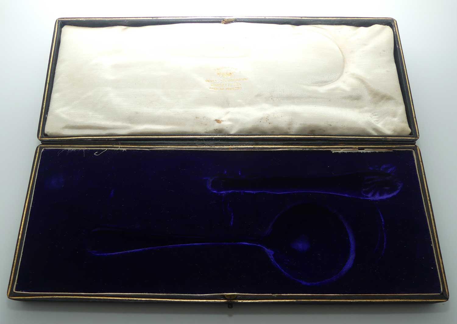 Boxed pair of Silver plated servers | James Dixon and Son Sheffield