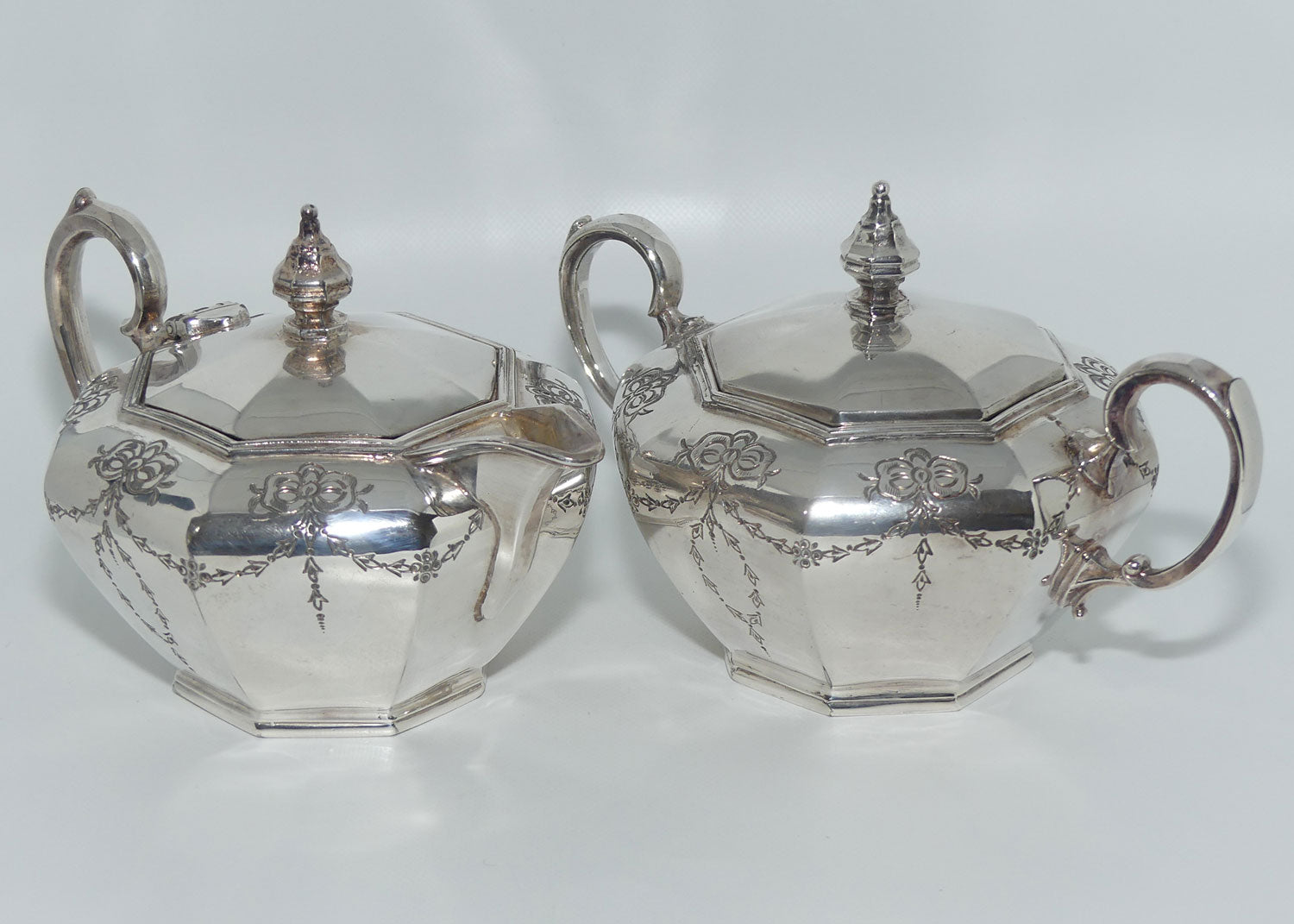 James Dixon and Son Sheffield | EPBM Bridal Bows milk and sugar