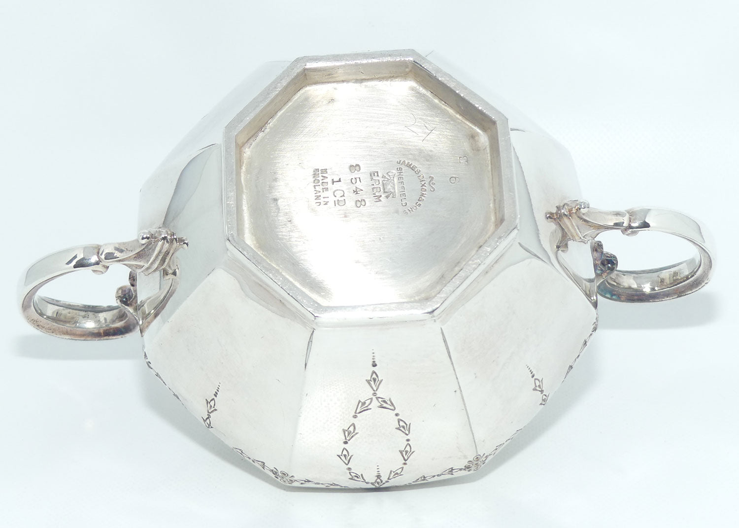 James Dixon and Son Sheffield | EPBM Bridal Bows milk and sugar