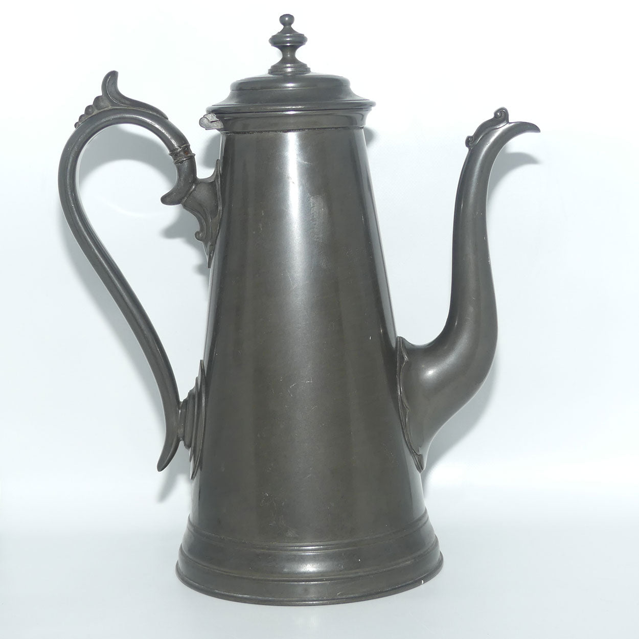 Antique Pewter coffee pot | James Dixon and Sons Sheffield c.1870