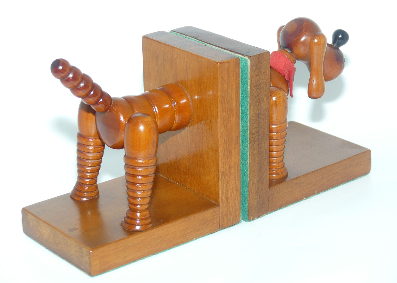 Vintage Dachshund pair of bookends 
