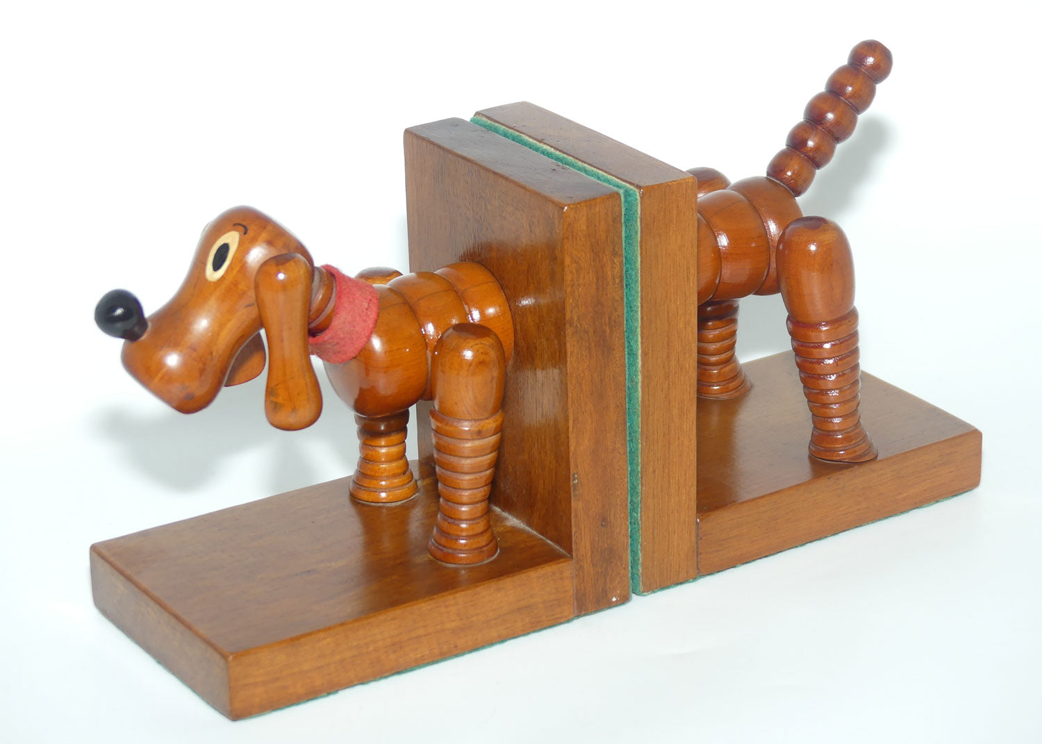 Vintage Dachshund pair of bookends 