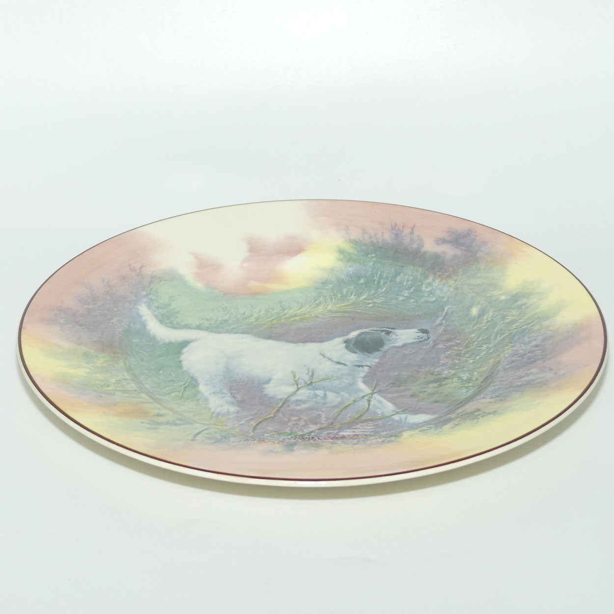 Royal Doulton Dogs plate | #5 English Setter D6313 | #1