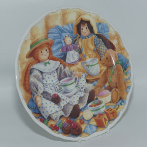 Royal Albert Bone China | Dolls and Friends series | The Tea Party plate