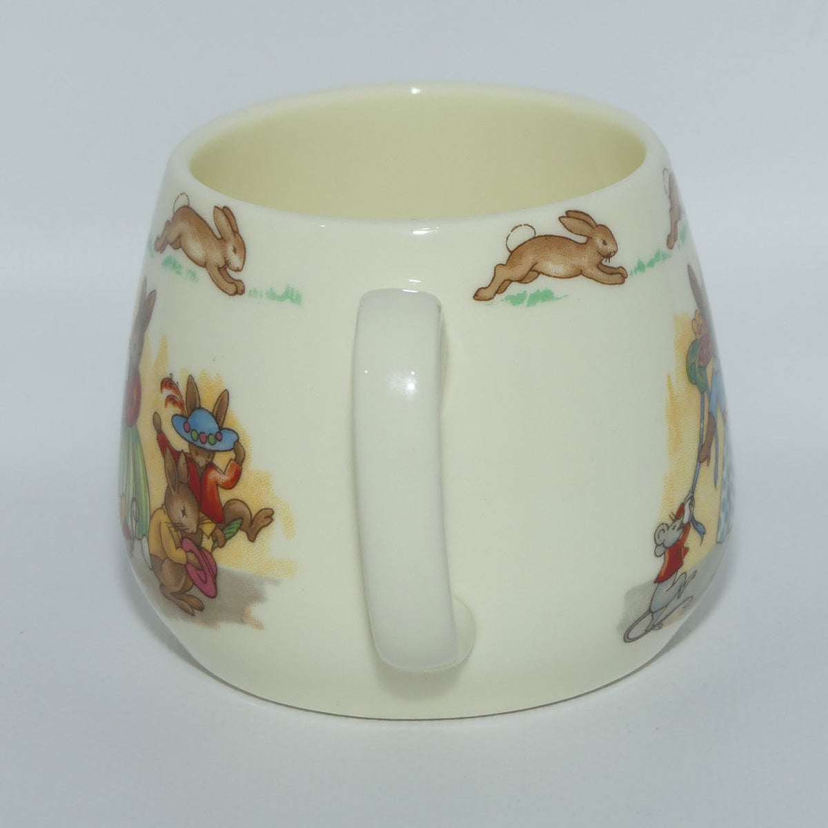 Royal Doulton Bunnykins Hat Shop | Trying on Hats single handle Don mug