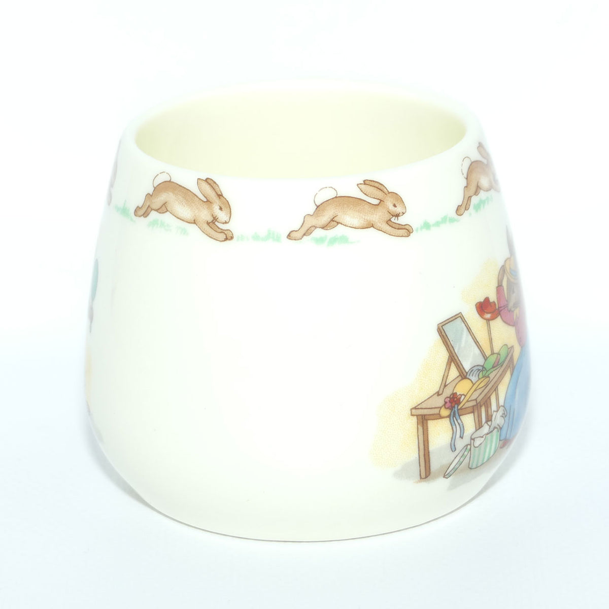 Royal Doulton Bunnykins Hat Shop | Trying on Hats single handle Don mug