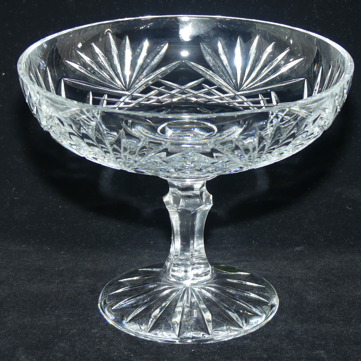 Waterford Crystal Dorset pattern footed comport | boxed