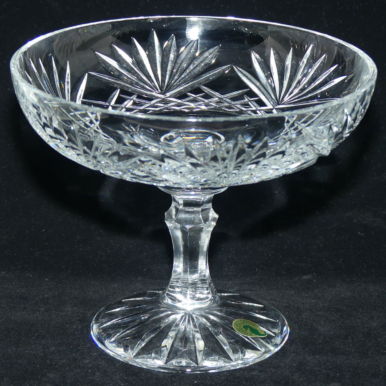 Waterford Crystal Dorset pattern footed comport | boxed