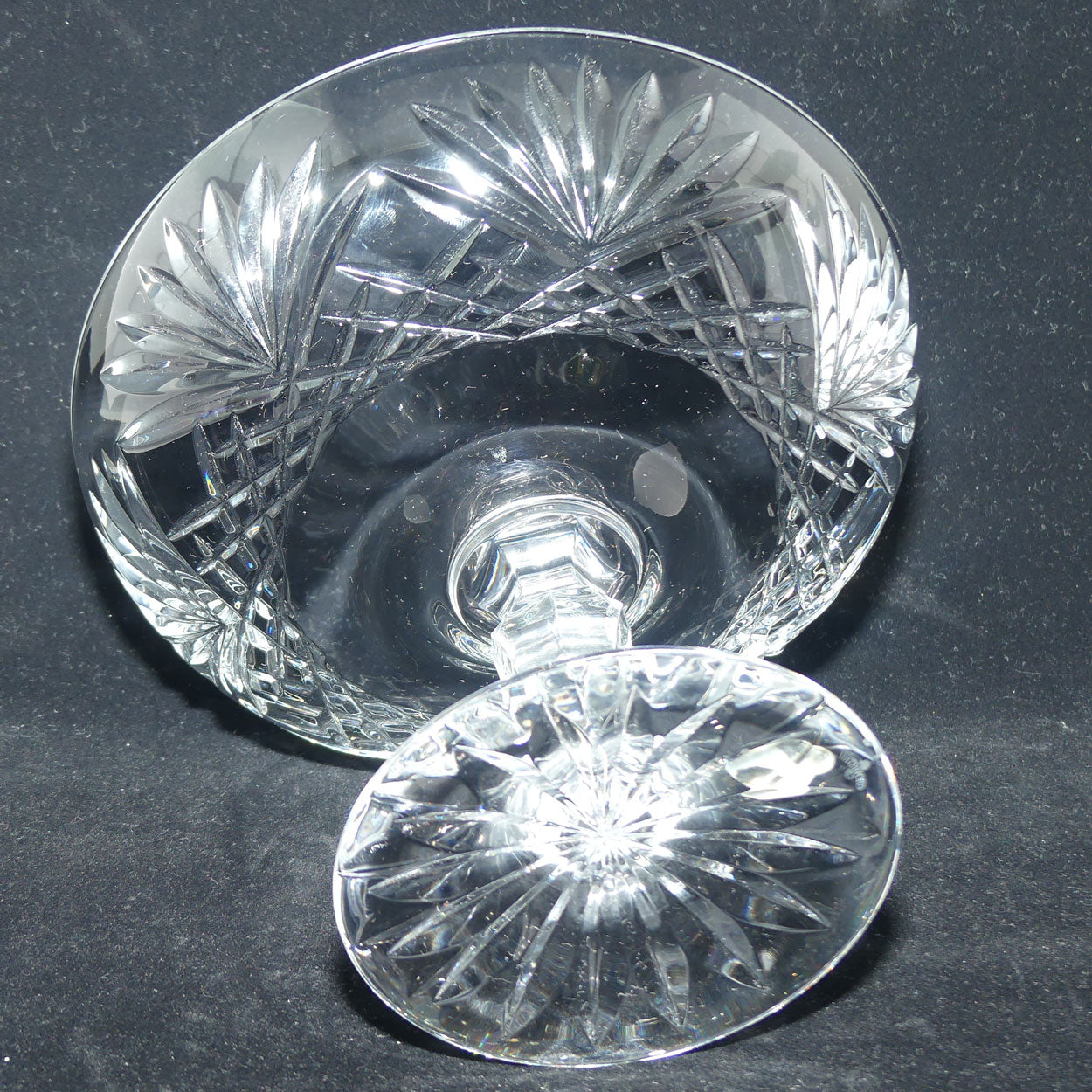 Waterford Crystal Dorset pattern footed comport | boxed
