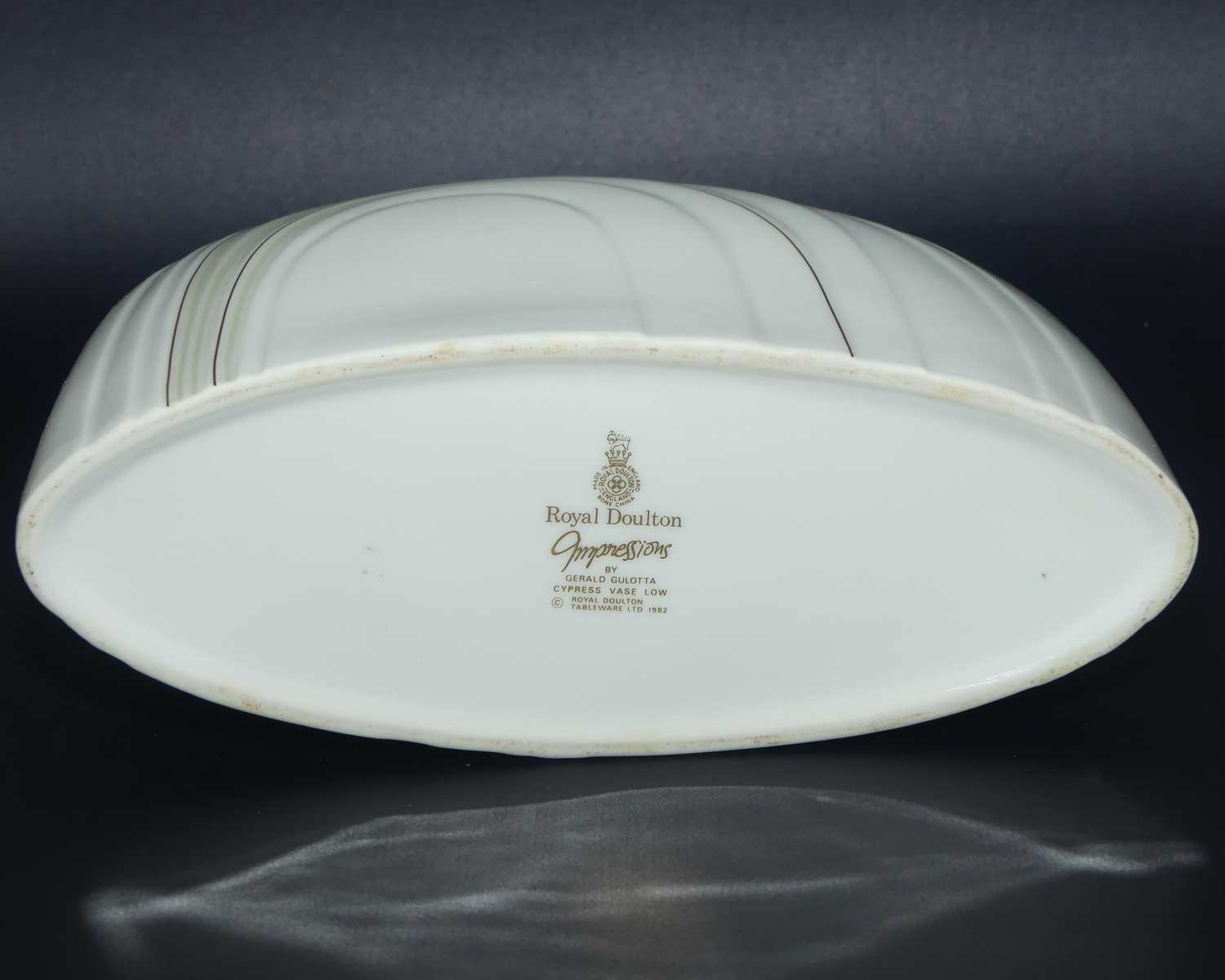 Royal Doulton Impressions series Cypress Vase Low by Gerald Gulotta