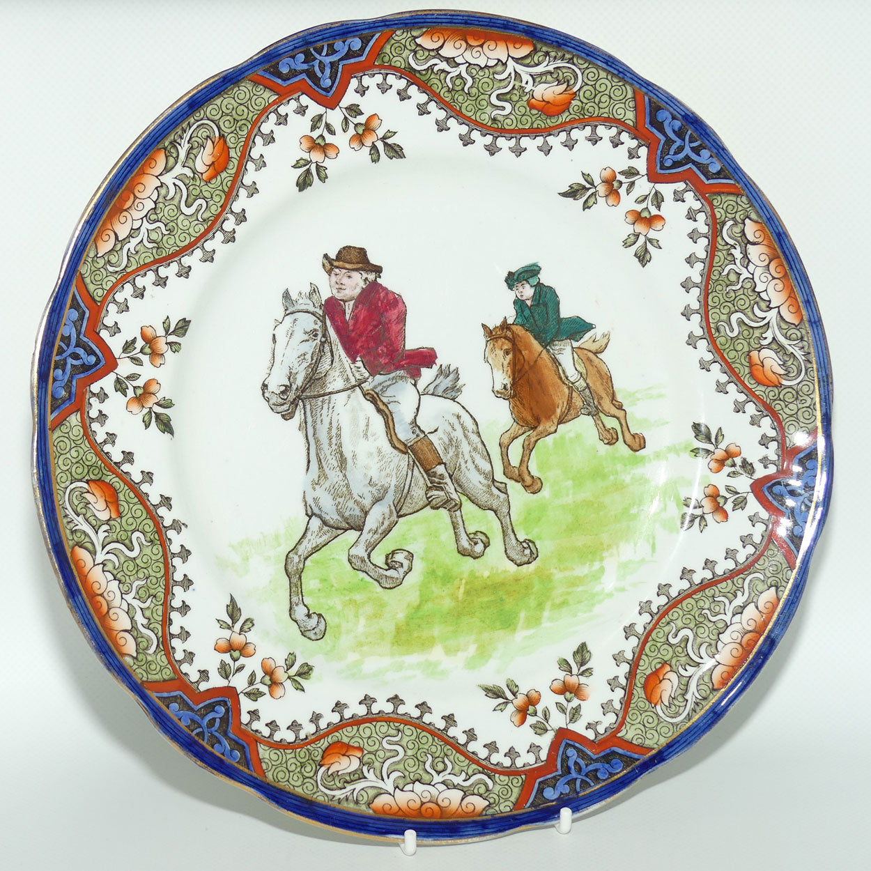 Royal Doulton Hunting Thomson A plate D2399: Men galloping