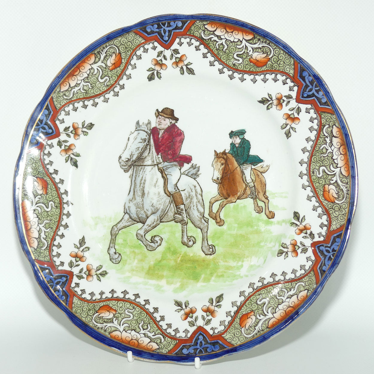 Royal Doulton Hunting Thomson A plate D2399: Men galloping