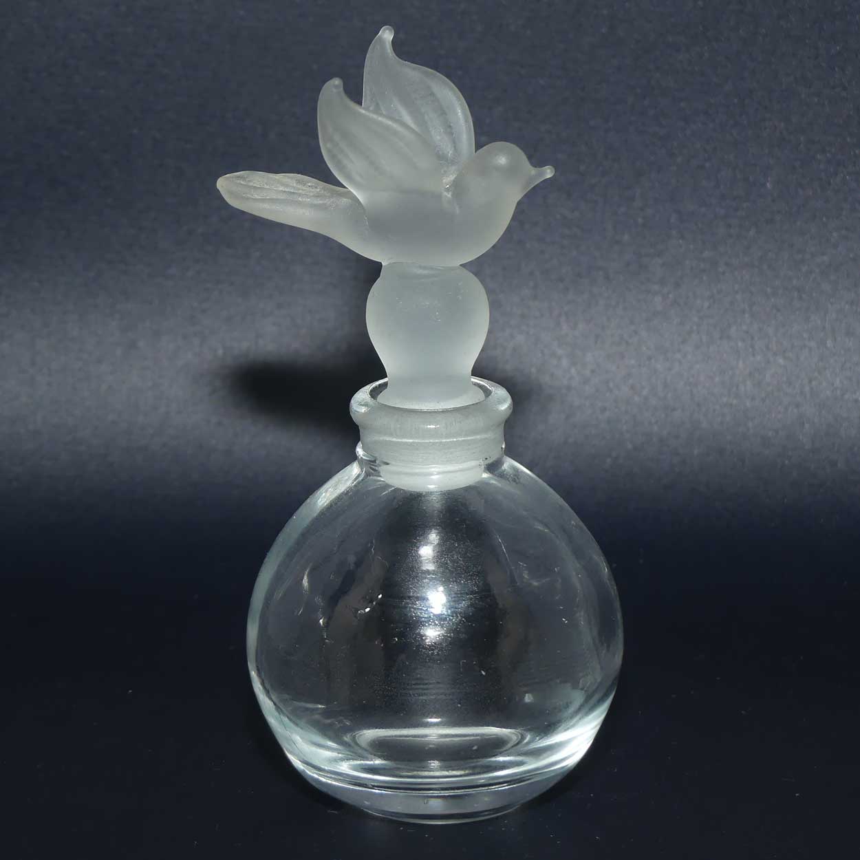 Vintage Peace Dove stopper perfume bottle