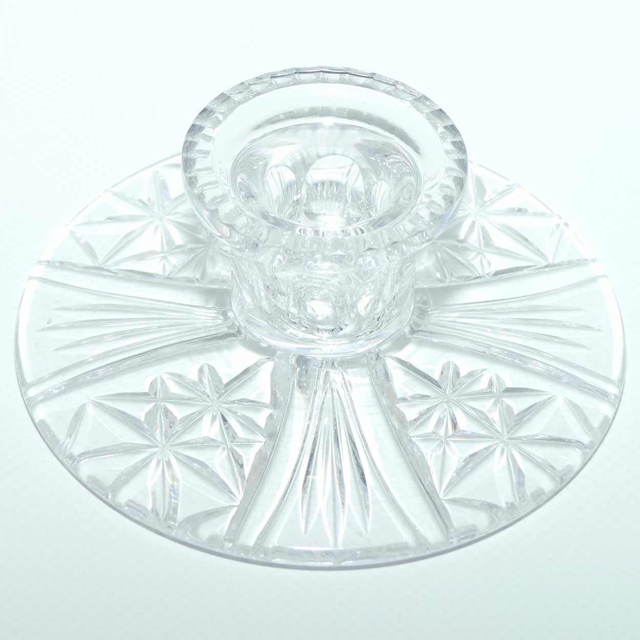 Fine Crystal Dressing Table Candle Holder