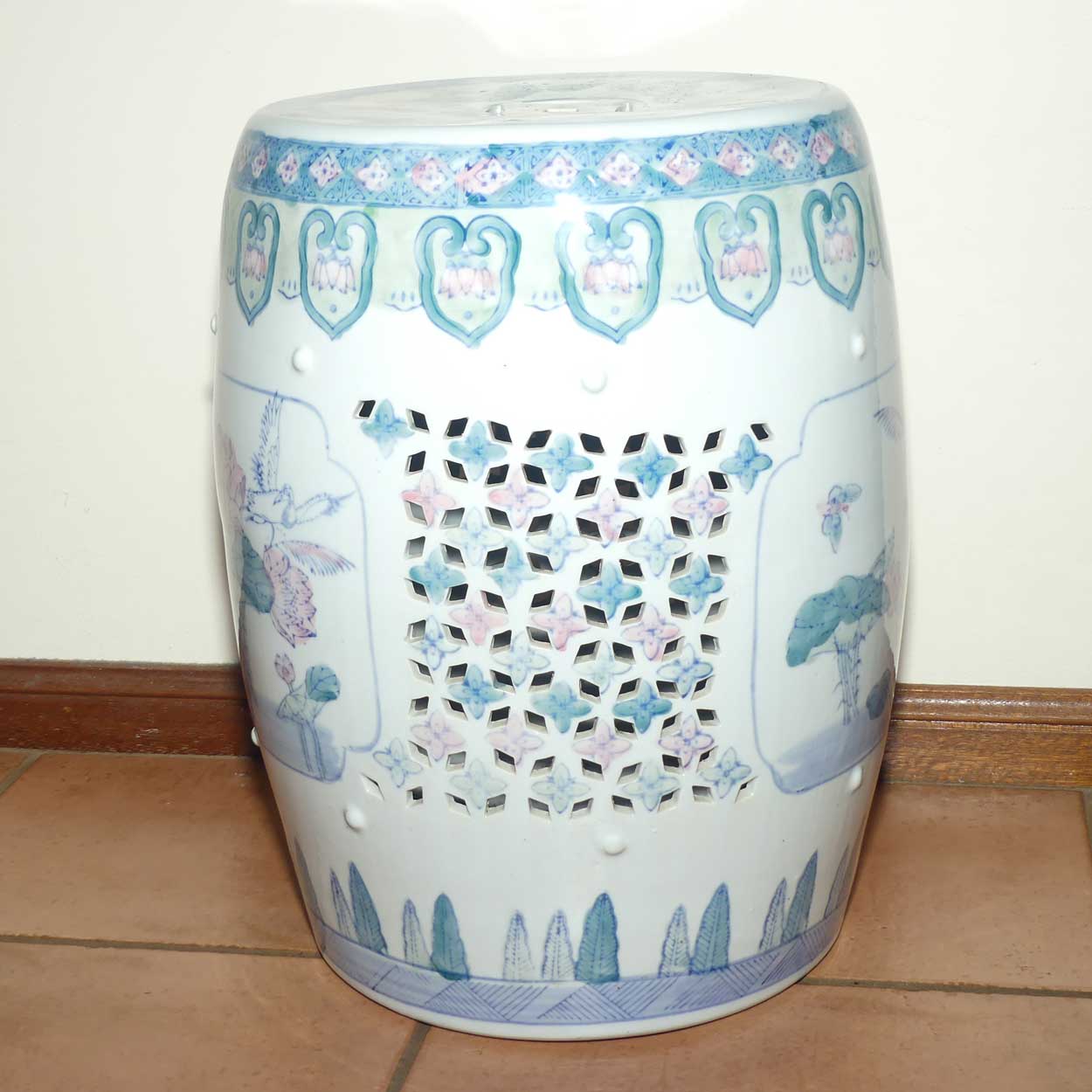 Oriental | Chinese Drum Stool