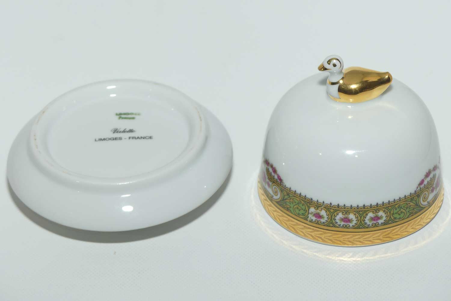 Limoges France Foie Gras lidded pot | #1