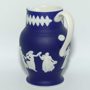 Dudson Hanley White on Dudson Blue Jasper jug | Depicts Maidens