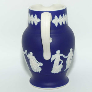 Dudson Hanley White on Dudson Blue Jasper jug | Depicts Maidens