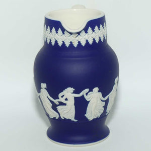 Dudson Hanley White on Dudson Blue Jasper jug | Depicts Maidens