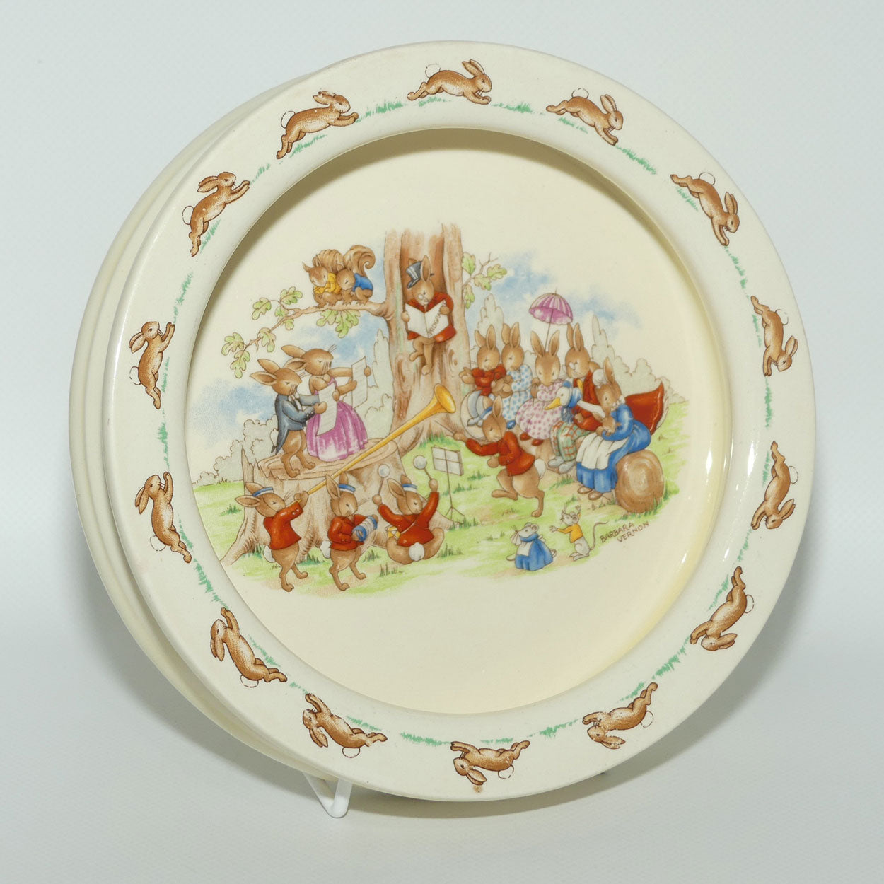 Royal Doulton Bunnykins Tableware The Duet baby bowl | signed Barbara Vernon
