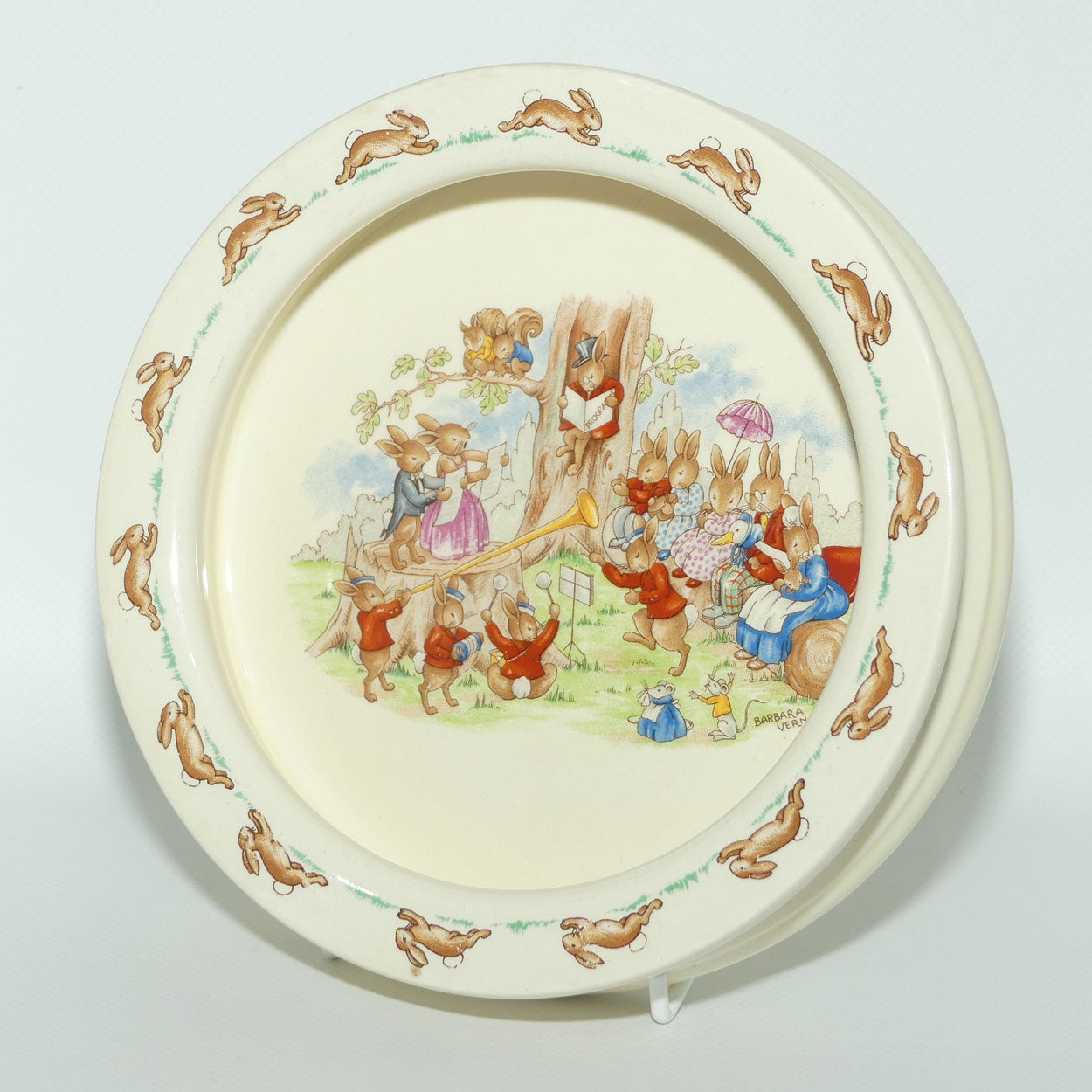 Royal Doulton Bunnykins Tableware The Duet baby bowl | signed Barbara Vernon