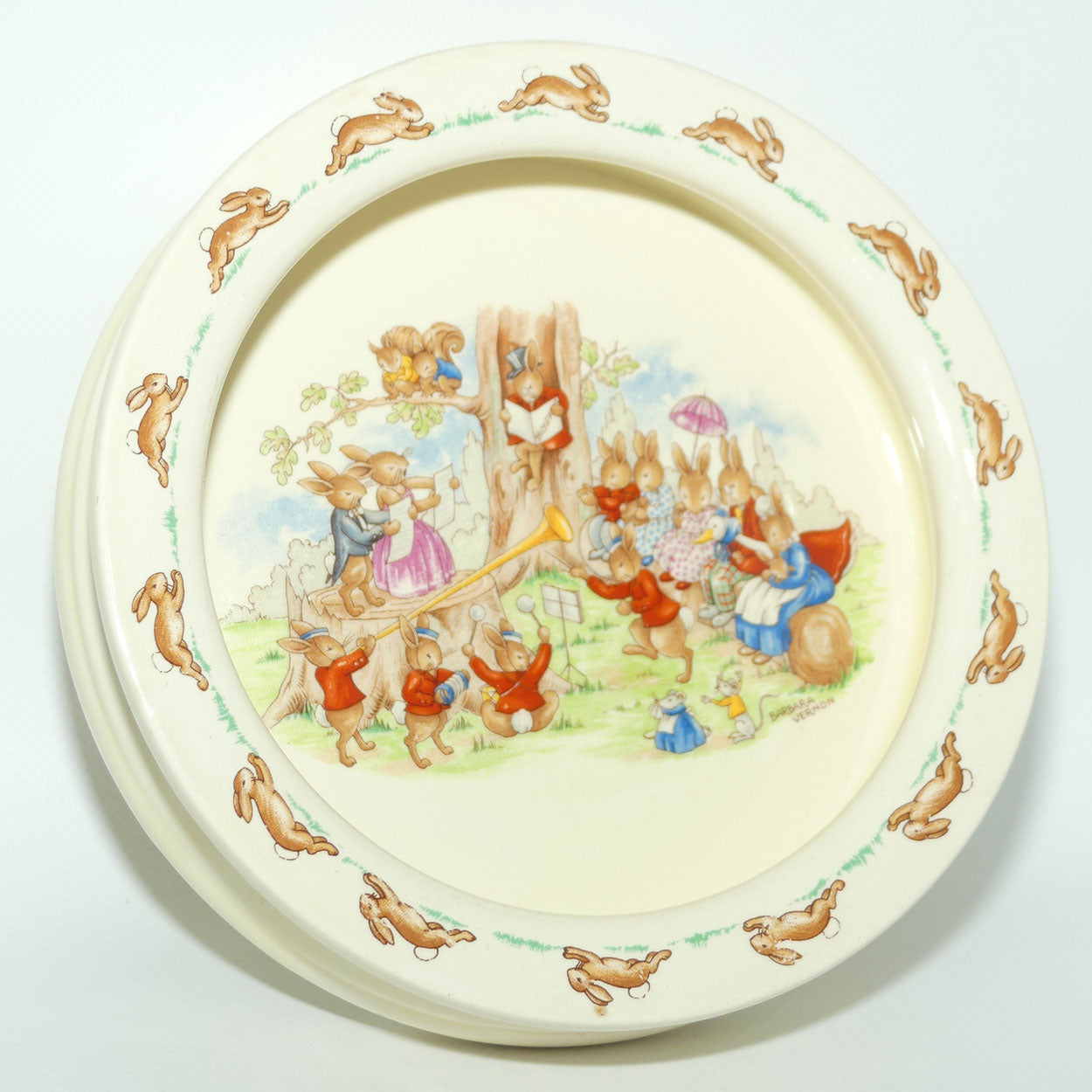 Royal Doulton Bunnykins Tableware The Duet baby bowl | signed Barbara Vernon