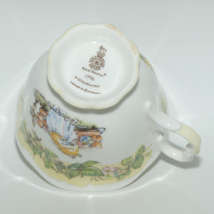 Royal Doulton Brambly Hedge Giftware | Year Cups and Saucers | 1996 tea duo | boxed