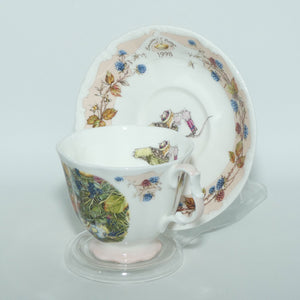 Royal Doulton Brambly Hedge Giftware | Year Cups and Saucers | 1998 tea duo | boxed