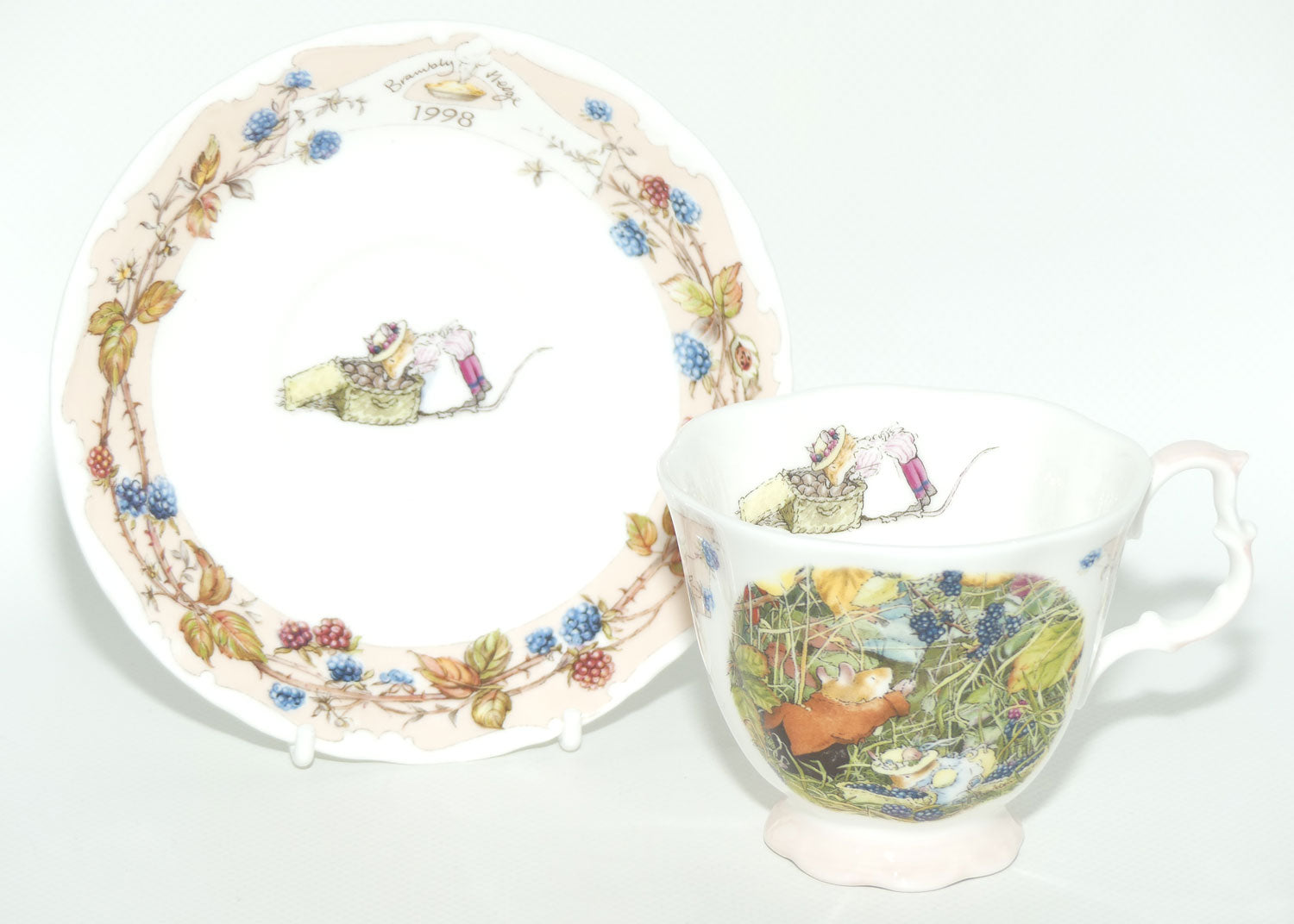 Royal Doulton Brambly Hedge Giftware | Annual Cup and Saucer | 1998 | boxed