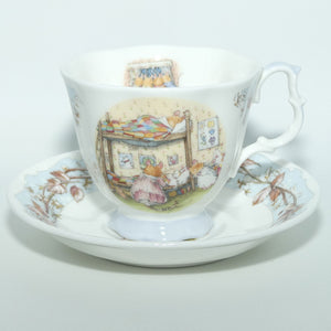 Royal Doulton Brambly Hedge Giftware | Year Cups and Saucers | 1999 tea duo | boxed