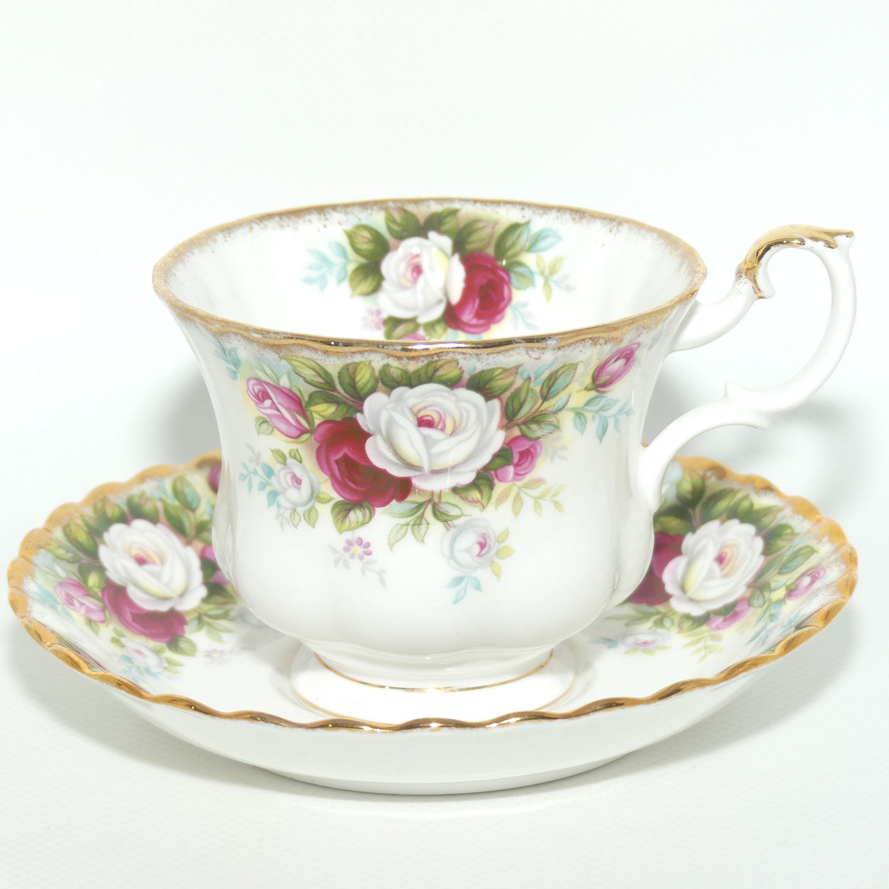 Royal Albert Bone China England Celebration tea cup and saucer | duo | UK Made